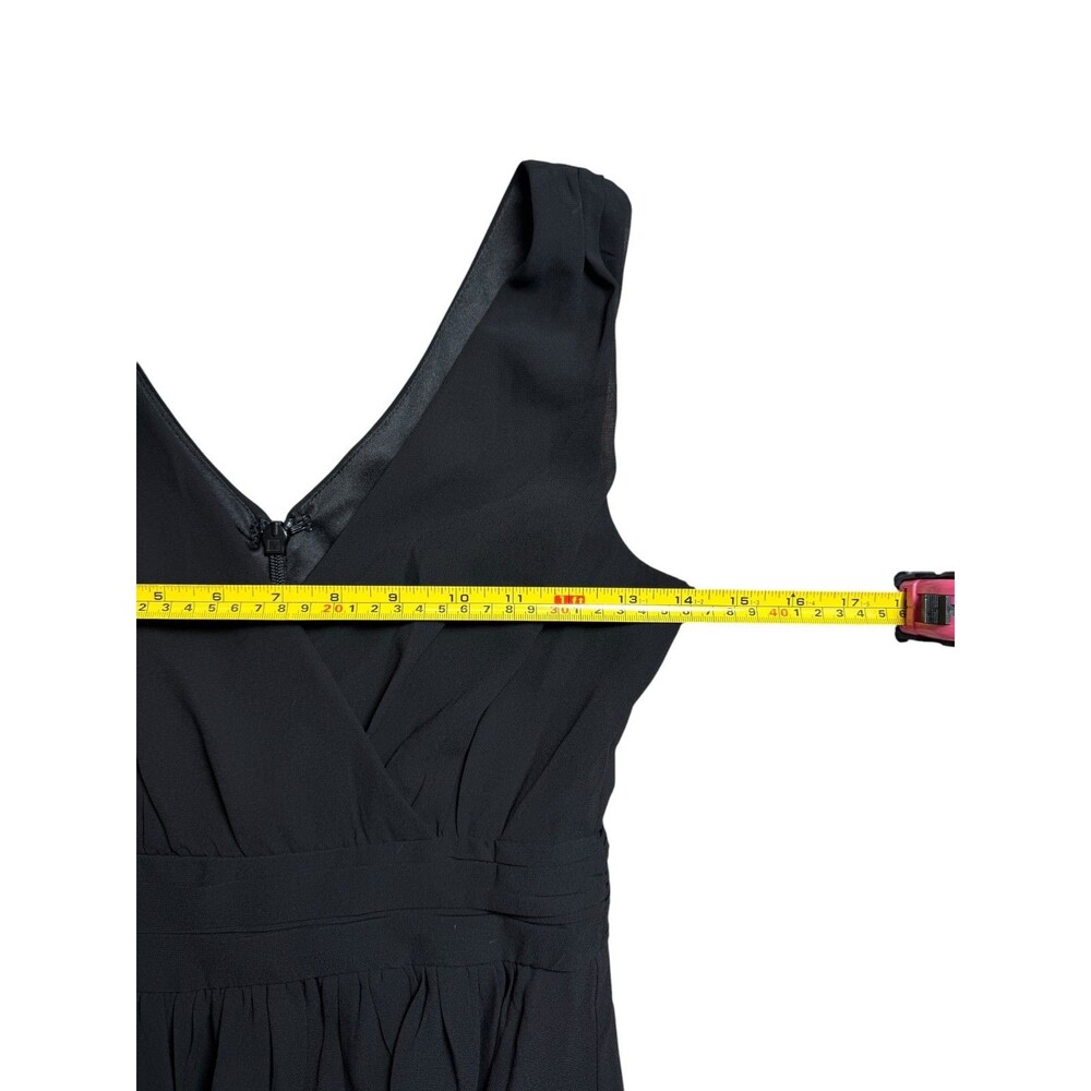 Lulus Heavenly Hues Chiffon Maxi Dress Black Formal Bridesmaid Gown NWT XXS - Picture 8 of 10